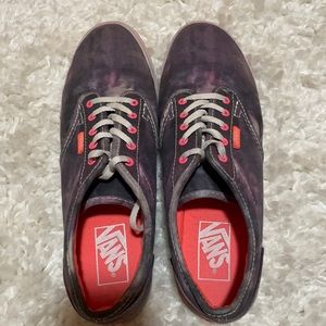 VANS Women’s Throwback Gray Space Print Skip Sneakers, Size 8